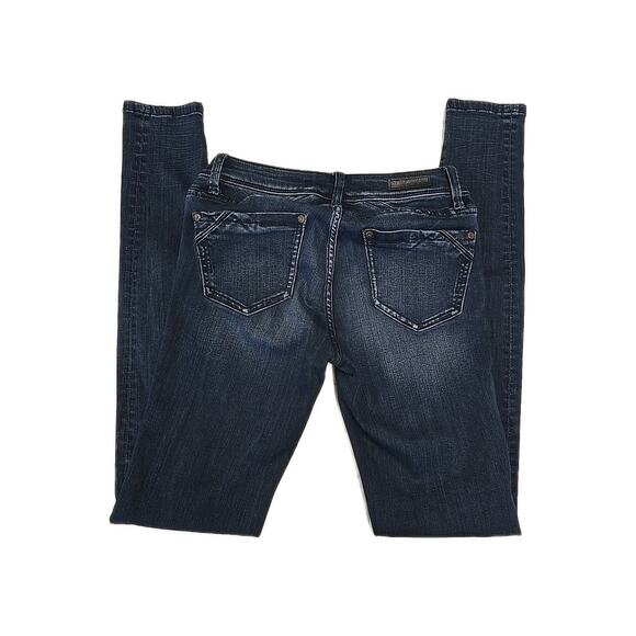 Buckle Black Womens Fit No. 53 Skinny Stretch Jeans Sz 23x32 Stretch Whiskered - Picture 11 of 12